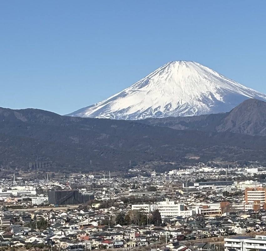 足柄から見える富士山