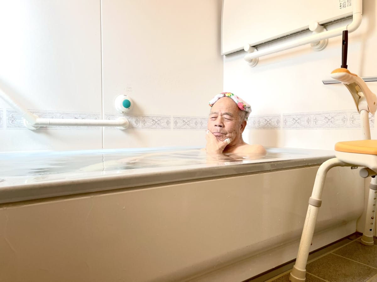 ふらっと足柄 個浴利用の様子